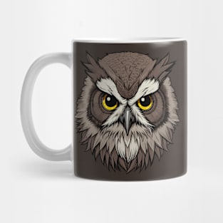 Fierce Owl Gaze Mug